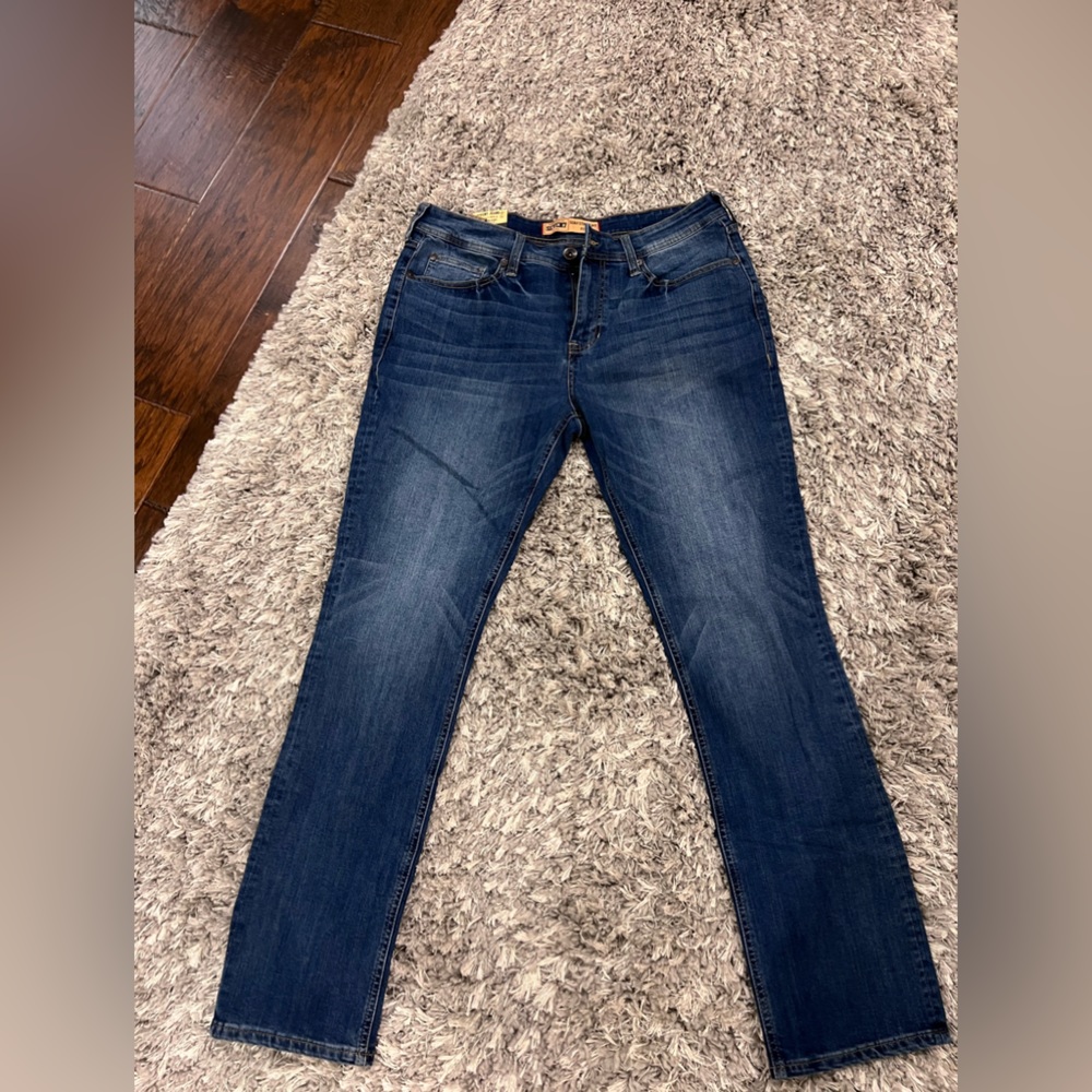 NWT Seven jeans. Men’s super stretch, power straight. 36x34
